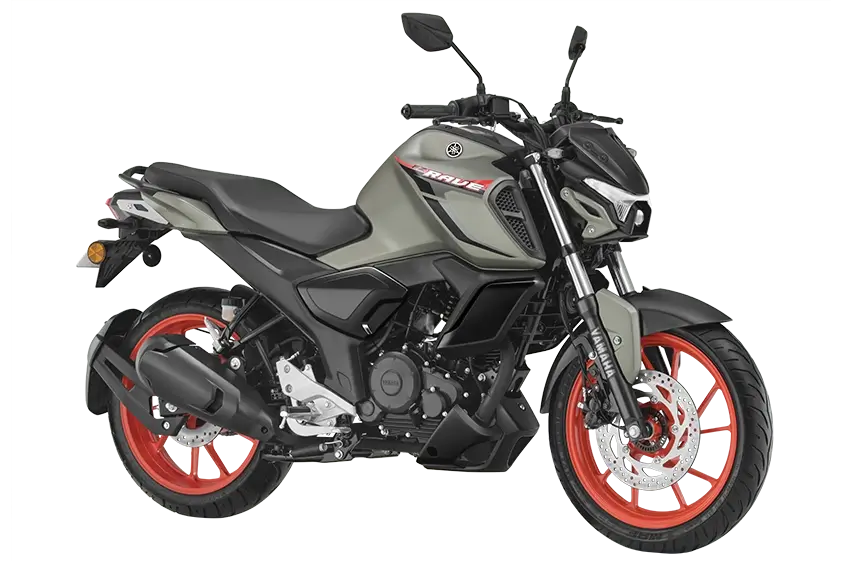Yamaha FZ Rave motorcycle at Whitefield Yamaha Motors