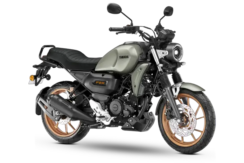 Yamaha FZ-X Hybrid motorcycle at Whitefield Yamaha Motors