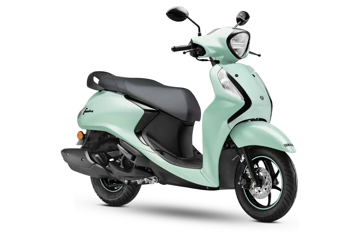 Yamaha New Fascino 125 FI Metallic Light Green at Whitefield Yamaha Motors Bengaluru